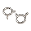 304 Stainless Steel Spring Ring Clasps STAS-B095-05F-P-2