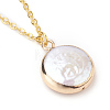 Plated Natural Baroque Pearl Keshi Pearl Beads Jewelry Sets SJEW-JS00977-3
