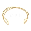 Rack Plating Brass Cuff Bangles BJEW-Q350-03G-2