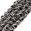 Tibetan Style dZi Beads Strands G-G328-A03-10mm-2