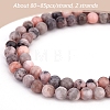 Natural Pink Zebra Jasper Beads G-OC0001-22-4mm-4