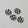 Acrylic Plaid Charm FIND-SZC0010-432-1