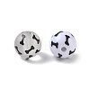 Printed Opaque & Frosted Transparent Acylic Beads AC-CBAE004-05C-2