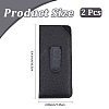 2Pcs PU Leather Rectangle Eyeglass Bag DIY-CN0004-07-2