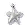 304 Stainless Steel Pendants STAS-OY019-48P-1