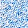 Spray Painted Transparent Glass Seed Beads SEED-T007-05H-2