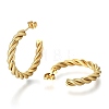 201 Stainless Steel Half Hoop Earrings EJEW-F257-06G-1