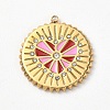 304 Stainless Steel Rhinestone Pendants STAS-P453-16G-02-1
