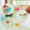 40Pcs Acrylic Wine Glass Charms AJEW-GA0006-27-4