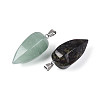 Natural & Synthetic Mixed Stone Pendants G-N349-14P-2