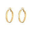 Stylish 304 Stainless Steel Heart Hoop Earrings JK4494-1-2