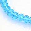 Glass Rondelle Beads Stretch Bracelets X-BJEW-F074-M-3