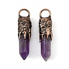 Natural Amethyst Big Pendants G-D102-05R-02-1