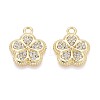 Alloy & Crystal Rhinestone Pendants PALLOY-T095-03KCG-1