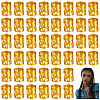 300Pcs Aluminum Dreadlocks Beads Hair Decoration ALUM-PA0001-01G-1