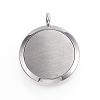 316 Surgical Stainless Steel Diffuser Locket Pendants STAS-P102-095F-3