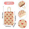 10Pcs Valentine's Day Paper Bags CARB-TADJ0001-01C-3