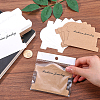 100Pcs 2 Colors Cardboard Display Cards CDIS-SP0001-09-3