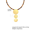 304 Stainless Steel Pendant Leopard Printed PU Leather Cord Necklaces for Women WG4CB9D-01-1
