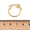 304 Stainless Steel Cuff Open Rings for Women RJEW-L342-04G-5