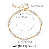 Natural Freshwater Pearl Potato Beaded Brass Tube Link Bracelets for Women LS-TP7024-1-2