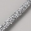 Glass Rhinestone Rubber Cord DIY-TAC0026-07B-1