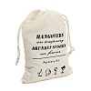 Cloth Hangover Kit Party Favor Drawstring Bags ABAG-A012-05A-04-3