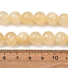 10MM Grade A Natural Golden Silk Jade Round Beaded Necklaces GG-CBAA808-03P-C-5