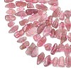 Natural Old Rose Madagascar Rose Quartz Beads Strands G-F821-A02-01-4