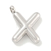 Non-Tarnish 304 Stainless Steel Pendants STAS-C102-16P-X-1