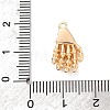 Brass Micro Pave Cubic Zirconia Pendants KK-D288-05G-3