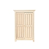 1:12 Dollhouse Miniature Bedroom Double Door Wardrobe PW-WG78103-01-1