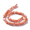 Handmade Porcelain Ceramic Beads Strands LAMP-B021-06K-3