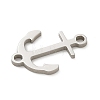 201 Stainless Steel Laser Cut Connector Charms STAS-R133-02P-11-2