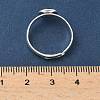 Adjustable Brass Pad Ring Settings KK-K414-10C-S-3