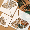 5Pcs 5 Styles Autumn PET Hollow Out Drawing Painting Stencils DIY-WH0394-0085-3