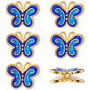 6Pcs Handmade Cloisonne Beads CLB-BBC0001-02-1