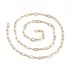Soldered Brass Paperclip Chains CHC-G005-06G-01-3