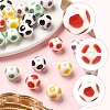 20Pcs 5 Colors Handmade Porcelain Beads PORC-FS0001-19-2