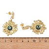 304 Stainless Steel & Natural Shell Dangle Earrings for Women EJEW-JE07213-01-5