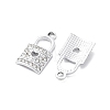 Zinc Alloy Pendants X1-ALRI-TAC0003-26B-2