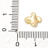Alloy with Yellow Green Enamel Charms AL-CBA25EB-02-3