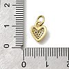 Brass Micro Pave Cubic Zirconia Pendants KK-C090-42G-02-3