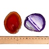 Dyed & Heated Natural Agate Slice Cabochons GG-CBAAF67-01-3