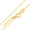 925 Sterling Silver Cable Chain Necklaces X-NJEW-C052-15G-2