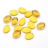 K9 Glass Cabochons Oval Flat Back Cabochons GGLA-L002B-03-2