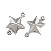 304 Stainless Steel Connector Charms STAS-L297-10P-2