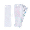 50Pcs Rectangle Glitter Holographic Plastic Yin-yang Zip Top Gift Bags OPP-TADJ0001-07B-1