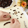 480Pcs 4 Styles Retro Wooden Beads WOOD-PH0003-63-3