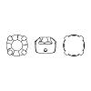 Preciosa® MAXIMA Crystal in Sew-On Cup Y-PRC-SS29-10020-G-2